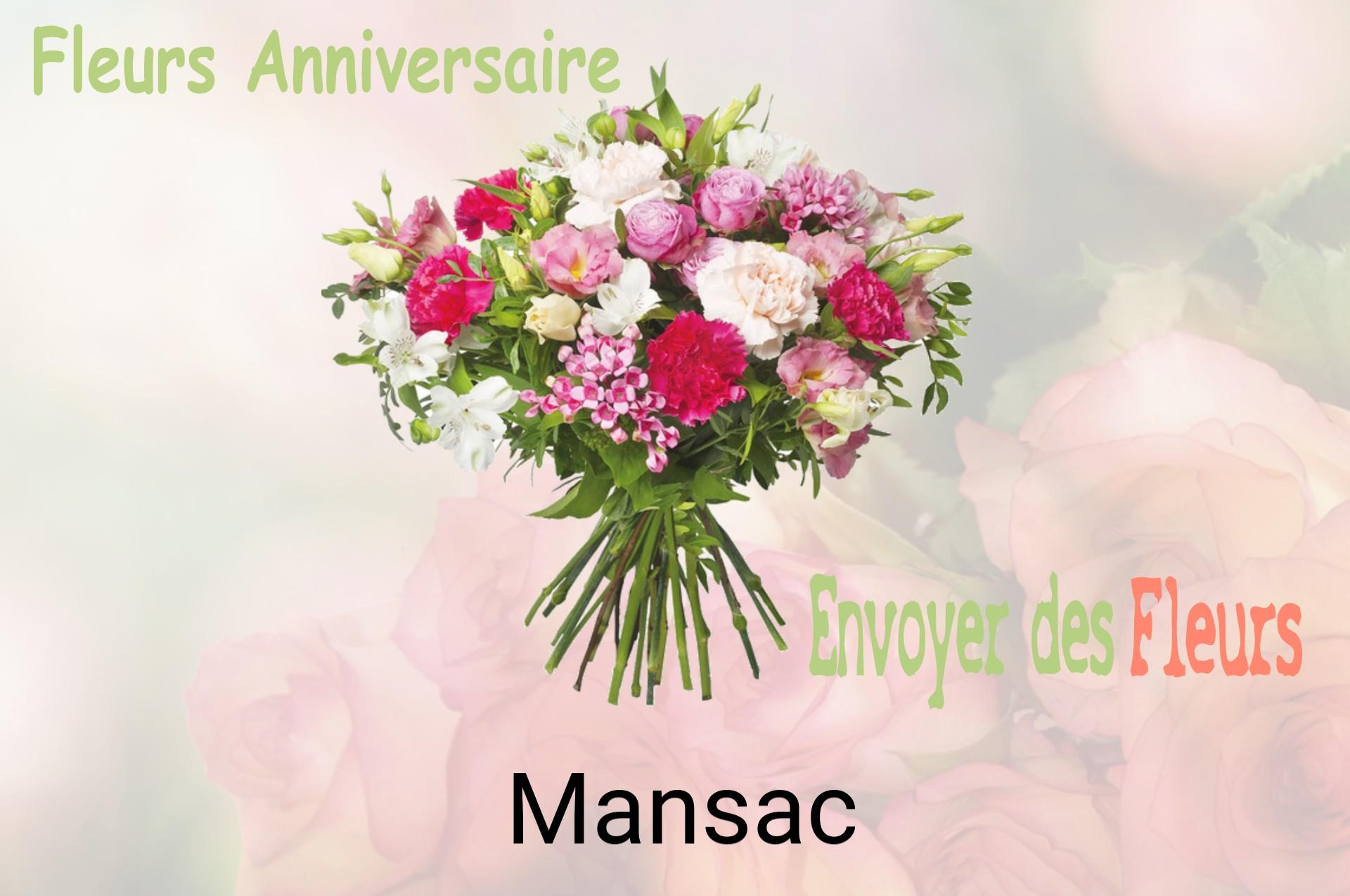 Bouquet de fleurs d’anniversaire livré à Mansac